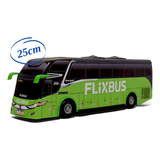 Miniatura Ônibus Flixbus G7 Verde 25cm