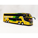 Miniatura Ônibus Gontijo Unique Campione Invictus Dd 4 Eixos