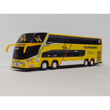 Miniatura Ônibus Itapemirim Starbus 4 Eixos G7 Dd 30 Cm Ama