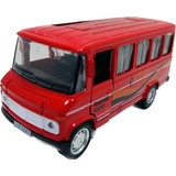 Miniatura Õnibus Mercedes Benz 608 Vermelho