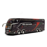 Miniatura Ônibus São Cristóvão Mega Bus G8 4 Eixos 30cm