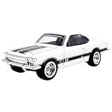 Miniatura Opala Ss 1978 1-64 Pneu Emborrachado - Branco