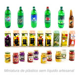 Miniatura Para Bonecas Comida Alimento Coleção Muitas Peças