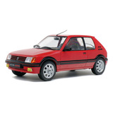 Miniatura Peugeot 205 Gti 1 9 Mk1 1988 Vermelho 1 18 Solido