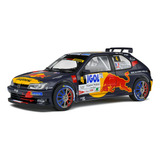 Miniatura Peugeot 306 Maxi Rally Mont Blanc Red Bull Racing 2021 4 S Loeb d Elena 1 18 Solido