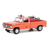 Miniatura Picape Ford F 250 1972 Bombeiros 1 64 Greenlight