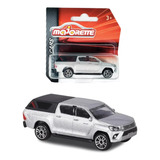Miniatura Picape Toyota Hilux Revo Majorette Prata 1 64