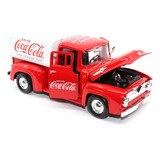 Miniatura Pick Up 1955 Ford F 100 Escala 1 24 Motor City