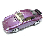 Miniatura Porsche 911 Carrera 993 1993 1 18 Roxo Burago