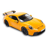 Miniatura Porsche 911 Gt3 Escala 1 24 Metal Coleção Burago