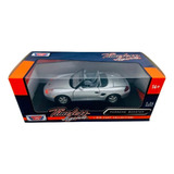 Miniatura Porsche Boxster Prata Motormax 1 24