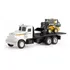 Miniatura Prancha+carregadeira 320e John Deere Colecionador Cor Branco E Amarelo