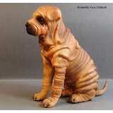 Miniatura Realista Cachorro Pintado A Mão