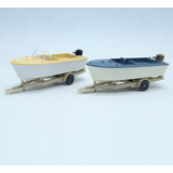 Miniatura Reboque Com Lancha 1 87 Wiking