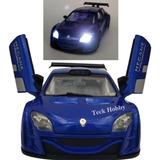 Miniatura Renault Megane Trophy Acende Farol Som Abre Portas