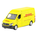 Miniatura Sprinter Mercedes Benz Dhl Metal Escala 1 36