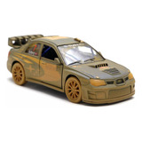 Miniatura Subaru Impreza Wrc 2007 Kins 1/36 Metal Barro Azul