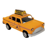 Miniatura Taxi Americano Amarelo