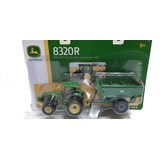 Miniatura Trator 8320r John Deere E Bazuca Jm Escala 1 64