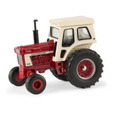 Miniatura Trator Com Cabine Case Ih Ertl Farmall 1066 1 64