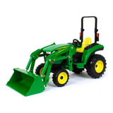 Miniatura Trator John Deere 2038r Com Carregadeira Ertl 1 16