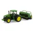 Miniatura Trator John Deere 7215r Com Semeadora Cor Verde