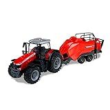 Miniatura Trator Massey Ferguson 8740s Com