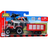 Miniatura Trator Massey Ferguson 8s 265 Caçamba Maisto 1 64