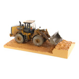 Miniatura Trator Pá Carregadeira Caterpillar 966m 1 50