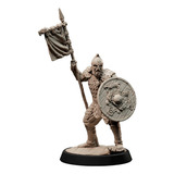 Miniatura Tribo Dos Mares Homem Bandeira Tamanho 20cm