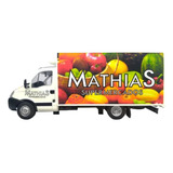 Miniatura Veículos Serviço Iveco Daily Supermercados Mathia