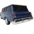 Miniatura Veraneio Carrinho Teto Colorido Coleção Replica Cor Azul Metálico
