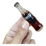 Miniatura Vidro Garrafa Coca cola Colecionável 7 5x2cm Cod02