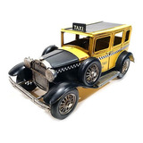 Miniatura Vintage Decorativo Taxi New York 1909