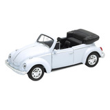 Miniatura Volkswagen Beetle Conversível Metal 1 34 Dm Toys