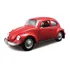 Miniatura Volkswagen Beetle Fusca 1973 Vermelho 1:24 Maisto