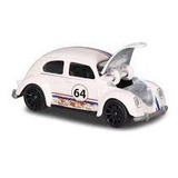 Miniatura Volkswagen Beetle Racing - Escala 1/64 - Majorette