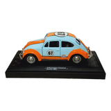 Miniatura Volkswagen Fusca Classical Beetle 1967 Gulf 1 36 A