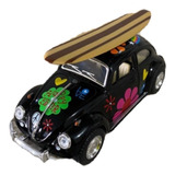 Miniatura Volkswagen Fusca Com Prancha (1967) Happy Love