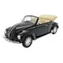 Miniatura Volkswagen Fusca Conversível Preto Metal 1:24