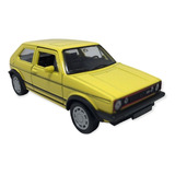 Miniatura Volkswagen Golf Gti 1992 Escala 1/32 Amarelo