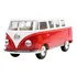 Miniatura Volkswagen Kombi 1962 Classic Azul Metal 1:32 Cor Vermelho