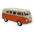 Miniatura Volkswagen Kombi 1962 Classic Laranja E Bege 1:32