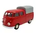 Miniatura Volkswagen Kombi 1972 Pickup Vermelho Metal 1:43