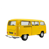 Miniatura Volkswagen Kombi 1972 Vw Bus T2 Welly Oficial Vw