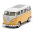 Miniatura Volkswagen Kombi T1 1963 Amarela Welly 1/24