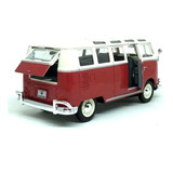 Miniatura Volkswagen Kombi Van Samba Escala 1 25 Maisto