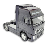 Miniatura Volvo Fh 12 Escala 1/32 Metal Colecionável Welly Cor Azul-petróleo