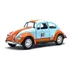 Miniatura Vw Fusca / Beetle 1967 Gulf 1:28 California Action Cor Azul