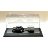 Miniatura Vw Fusca 1951 Split Window C Trailer 1 43 Schuco